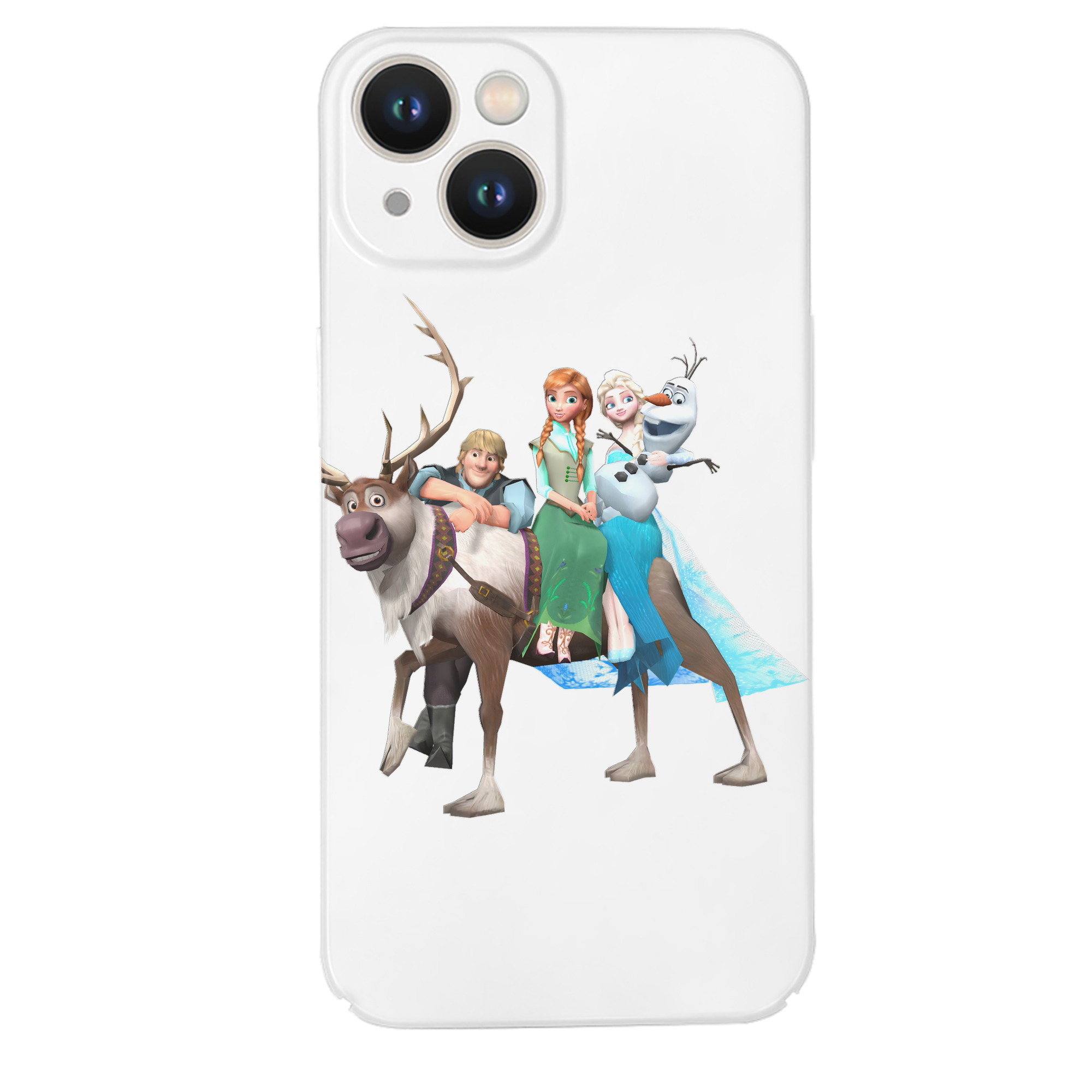 （画像用） アナと雪の女王 アンナ エルサ Frozen Anna Elsa 【iPhone 14シリーズ対応】ハードケース